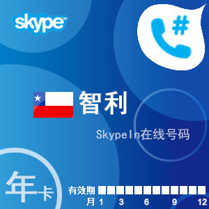 skypein在线号码智利年卡